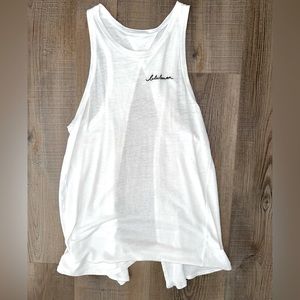 White Lululemon Tied Tanktop- Size 4